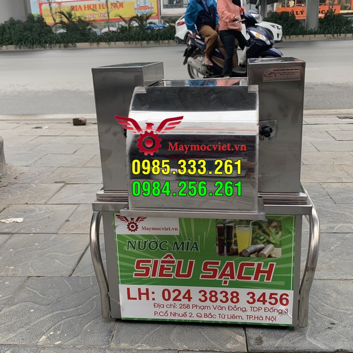 Máy ép mía siêu sạch - ép 1 lần 2 cây motor 800W