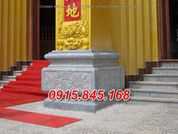 địa chỉ thiết kế chân cột bằng đá khối tự nhiên