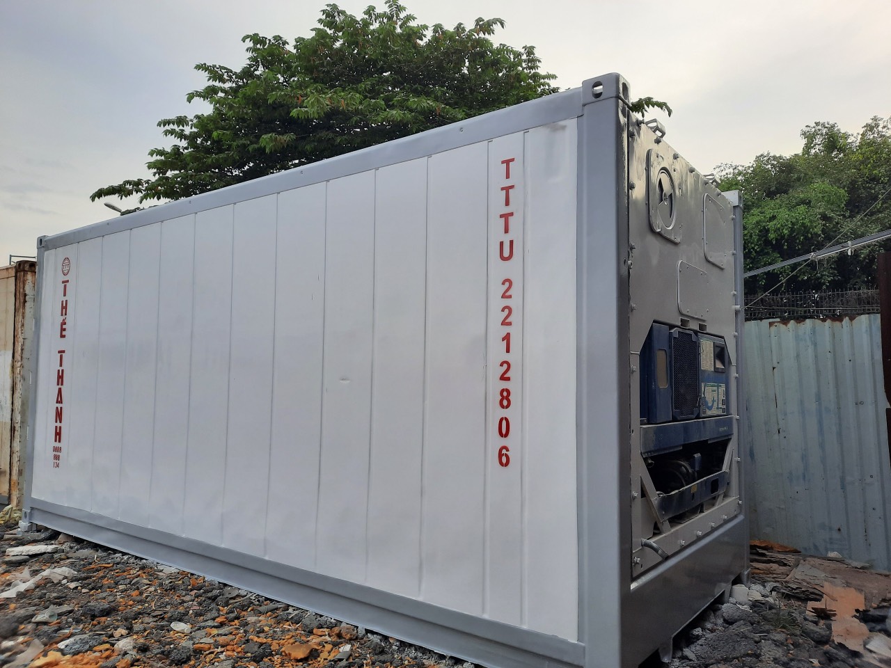 container lạnh dành cho mấy anh chị trữ nông lâm thủy sản -18/-35