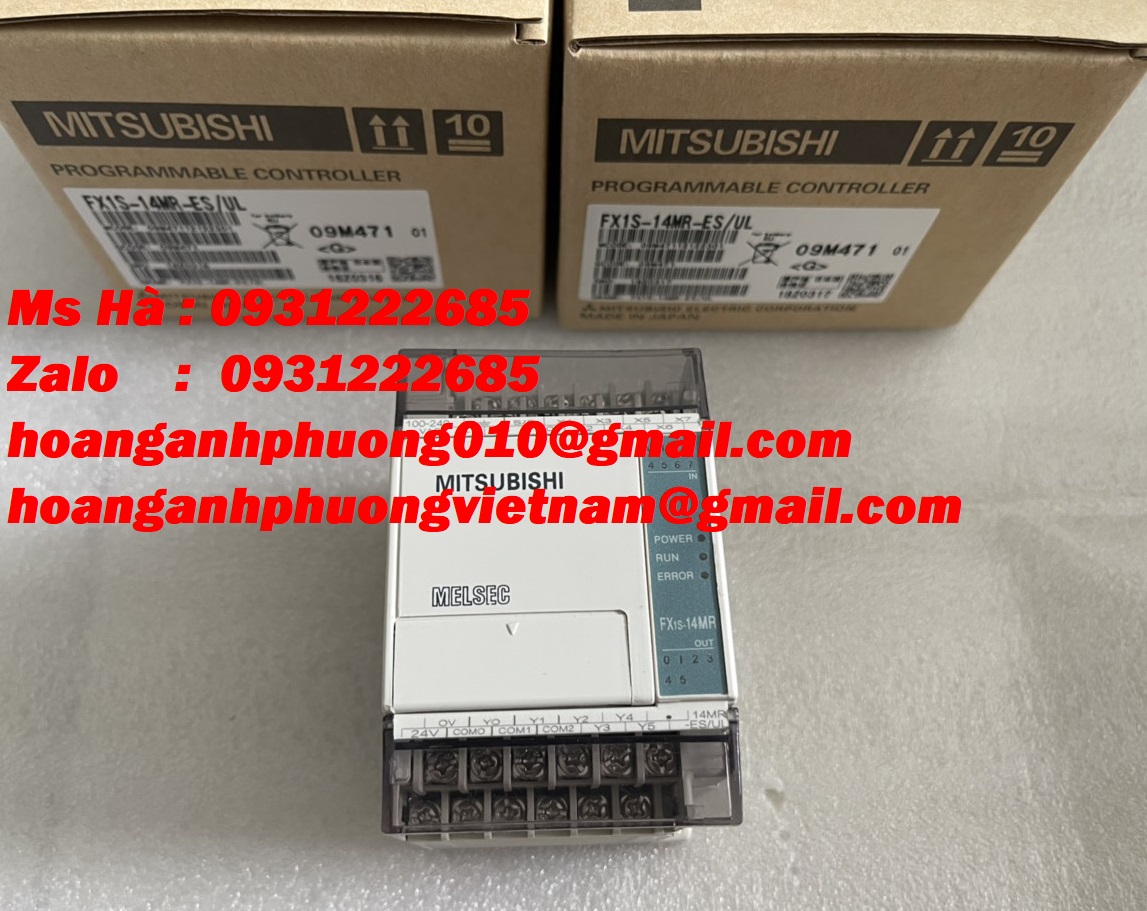 PLC giá cạnh tranh dòng mitsubishi FX1S-14MR-ES/UL