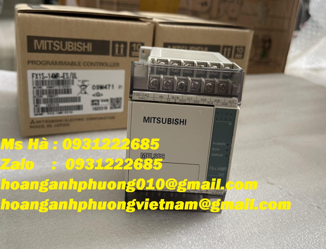 PLC giá cạnh tranh dòng mitsubishi FX1S-14MR-ES/UL