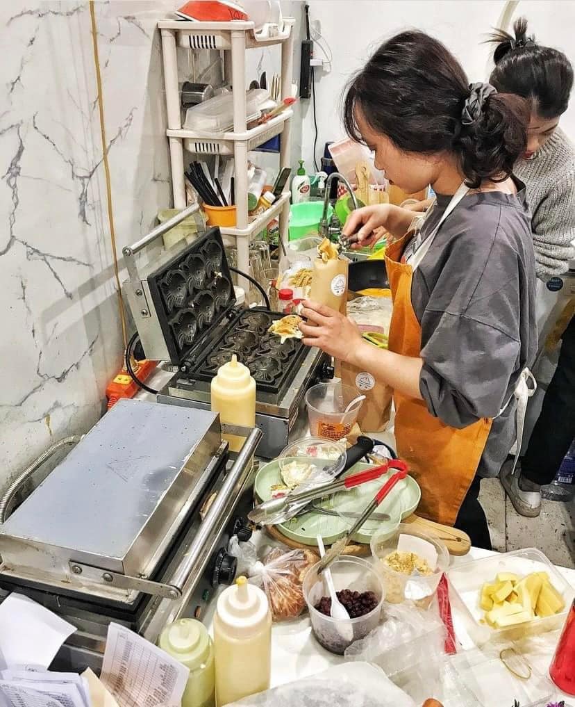 Máy làm bánh cá Nhật TAIYAKI loại 3 con- 6 con. Mẫu mới