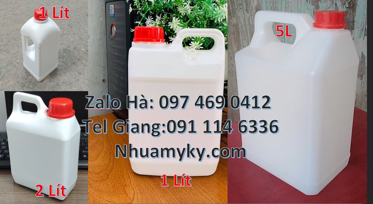 can nhựa 5l đựng thực phẩm,can nhựa 2l đựng nước uống,can nhựa hdpe rẻ