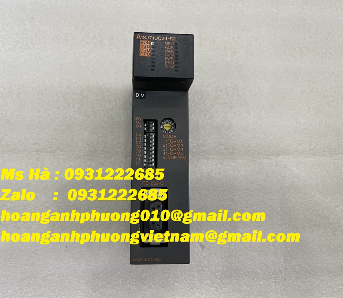 PLC - mô đun - mitsubishi A1SJ71UC24-R2 - nhập từ nhà sản xuất