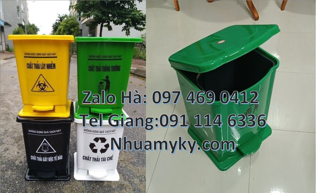 thùng rác y tế loại nhỏ 20l,thùng rác y tế dành cho các bệnh viện giá