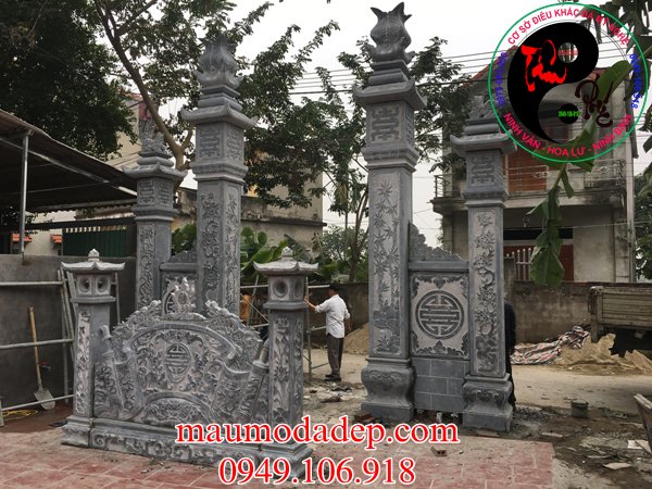 Lắp đặt cổng nhà thờ họ phạm tại Chương Mỹ Hà Nội