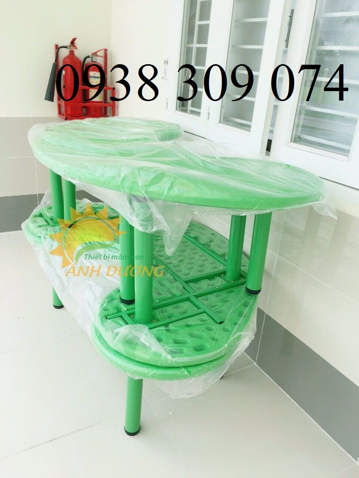 Bàn vòng cung mầm non, bàn bán nguyệt mầm non