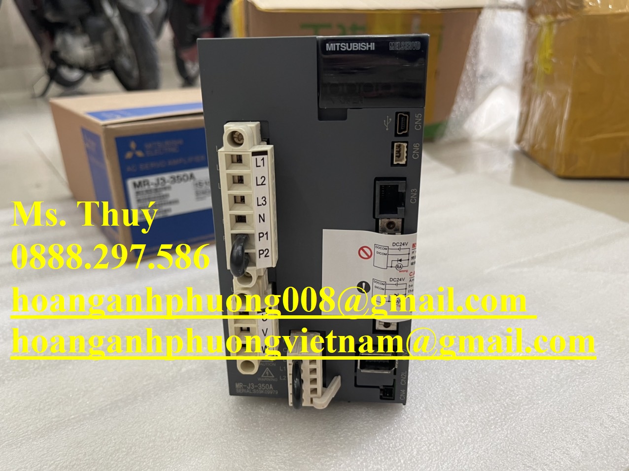 Bộ điều khiển Servo Mitsubishi MR-J3-350A  New 100%