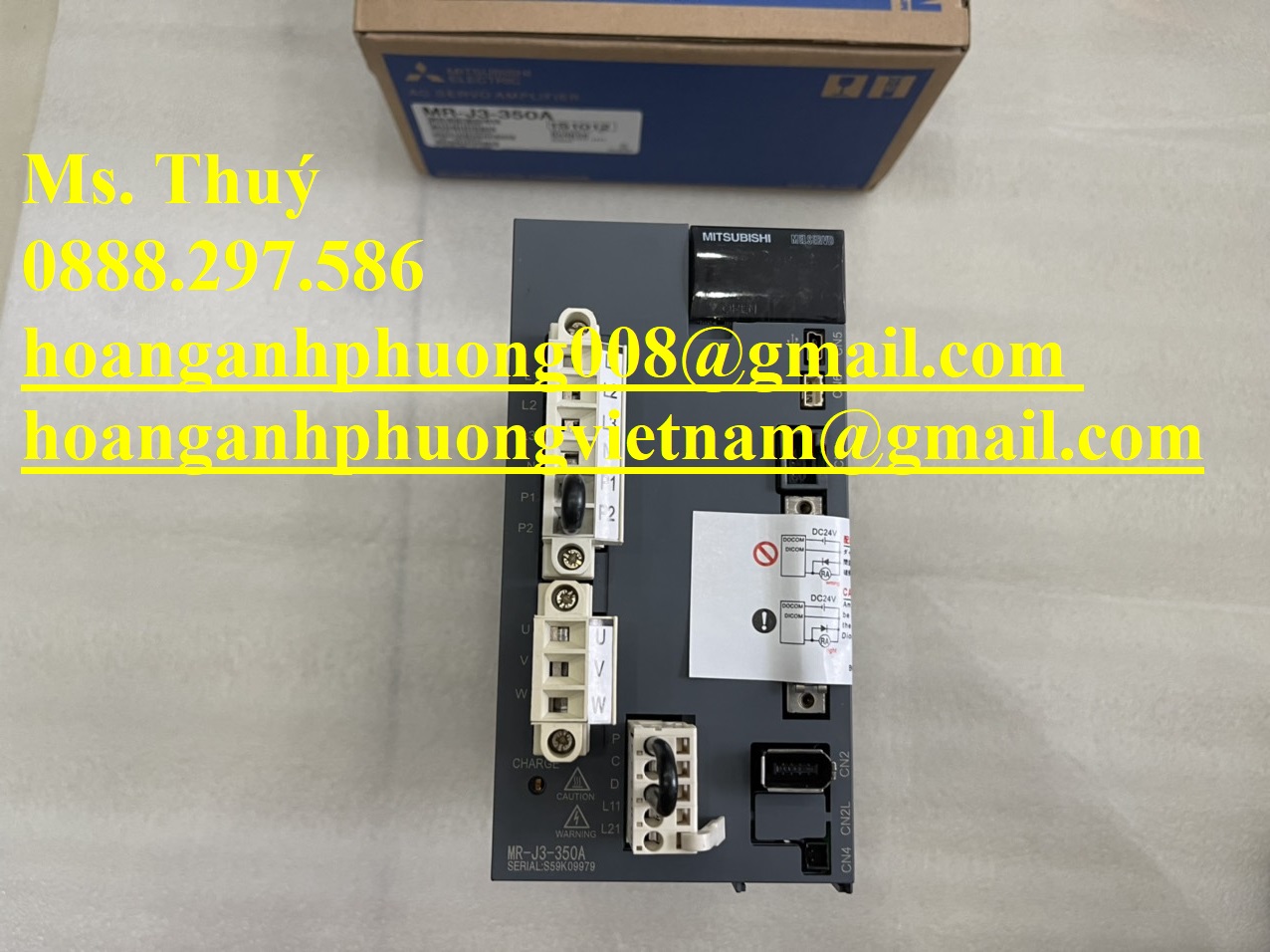 Bộ điều khiển Servo Mitsubishi MR-J3-350A  New 100%