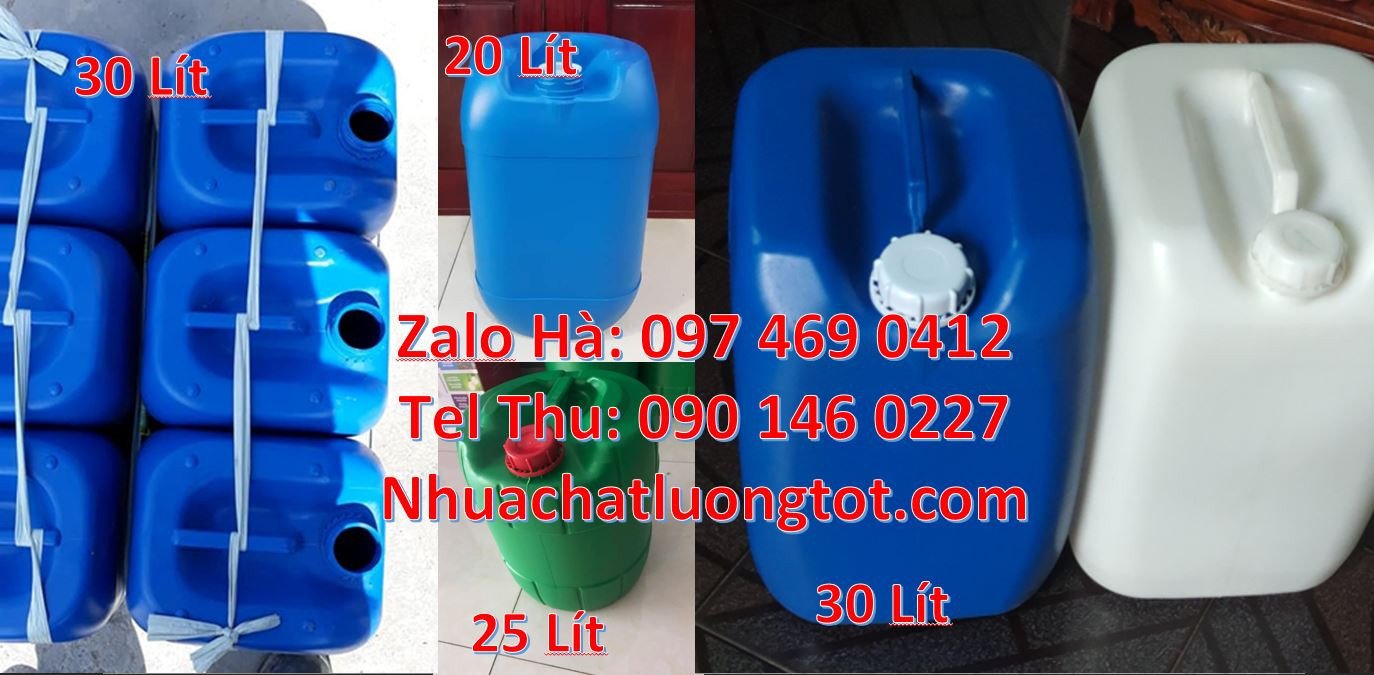 can nhựa hdpe màu xanh 30l,can nhựa 20l đựng nước,can nhựa 25l giá rẻ