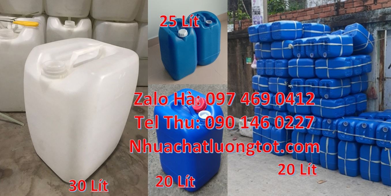 can nhựa hdpe màu xanh 30l,can nhựa 20l đựng nước,can nhựa 25l giá rẻ