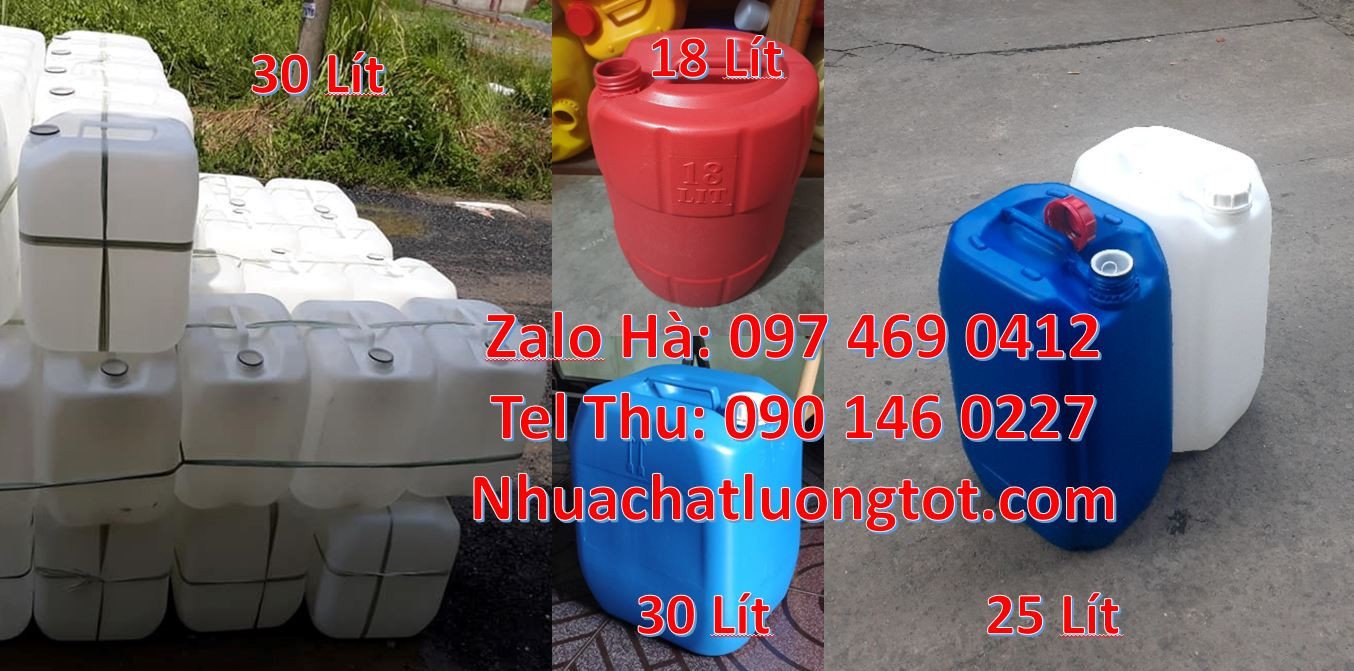 can nhựa hdpe màu xanh 30l,can nhựa 20l đựng nước,can nhựa 25l giá rẻ