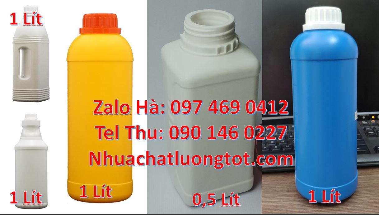 chia nhựa 1l đựng nước uống,chai nhựa 0.5l đựng gia vị,chai nhựa hdpe