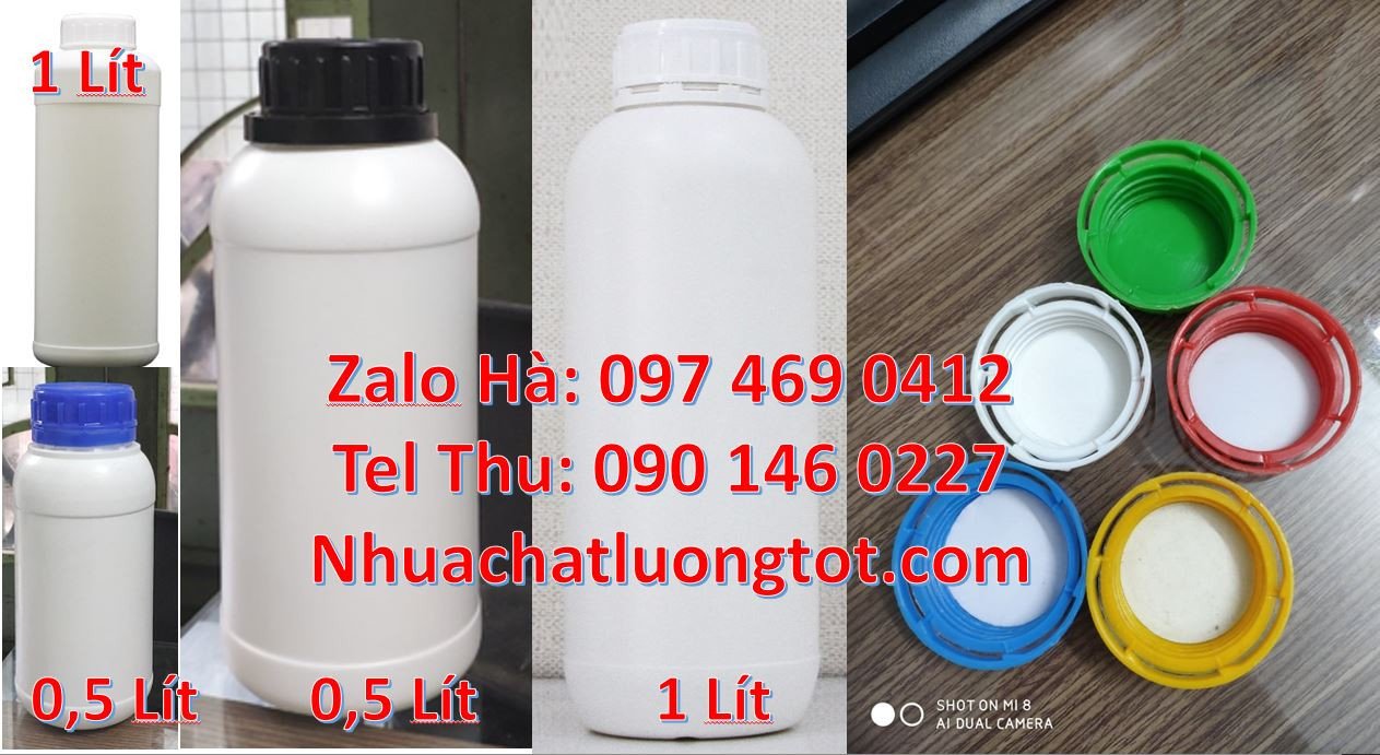 chia nhựa 1l đựng nước uống,chai nhựa 0.5l đựng gia vị,chai nhựa hdpe