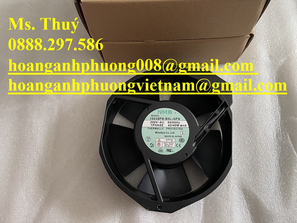 Quạt chính hãng NMB 15038PB-B0L-GPS  Nhập khẩu mới 100%