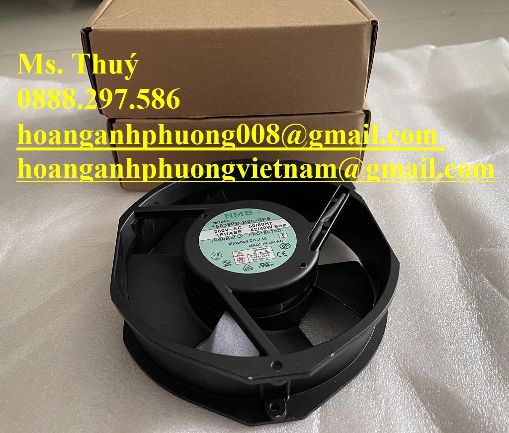 Quạt chính hãng NMB 15038PB-B0L-GPS  Nhập khẩu mới 100%