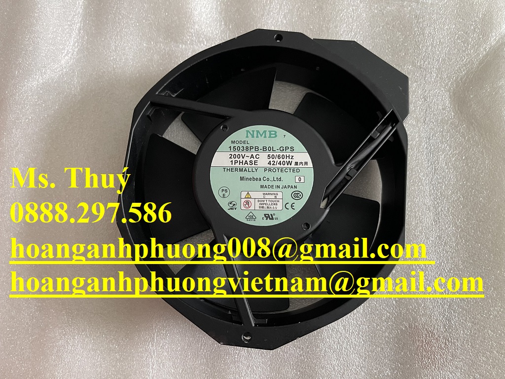Quạt chính hãng NMB 15038PB-B0L-GPS  Nhập khẩu mới 100%