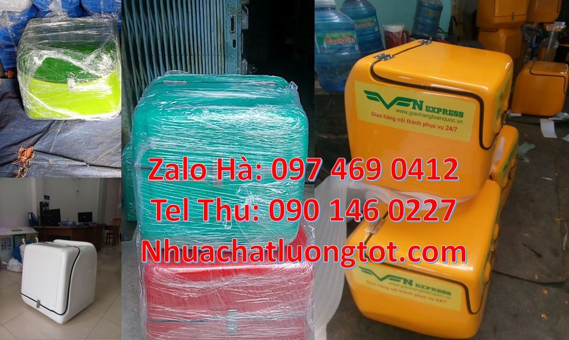 thùng giao hàng đằng sau xe máy,thùng giao đồ ăn uống,thùng hàng giárẻ