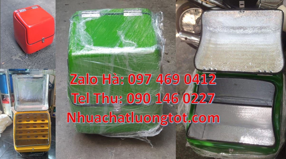 thùng giao hàng đằng sau xe máy,thùng giao đồ ăn uống,thùng hàng giárẻ