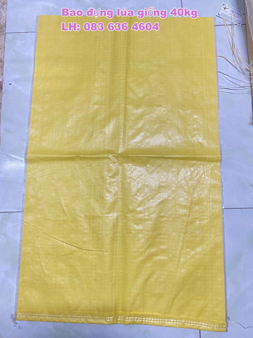 Bao lúa giống 40kg in flexo giá TỐT NHẤT thị trường