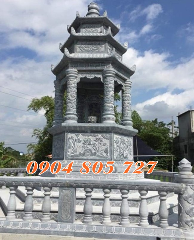 Mẫu tháp lục giác để tro cốt thiết kế nhỏ bán tại Bình Dương