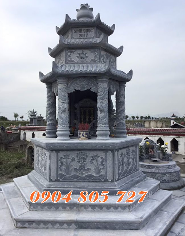 Mẫu tháp lục giác để tro cốt thiết kế nhỏ bán tại Bình Dương