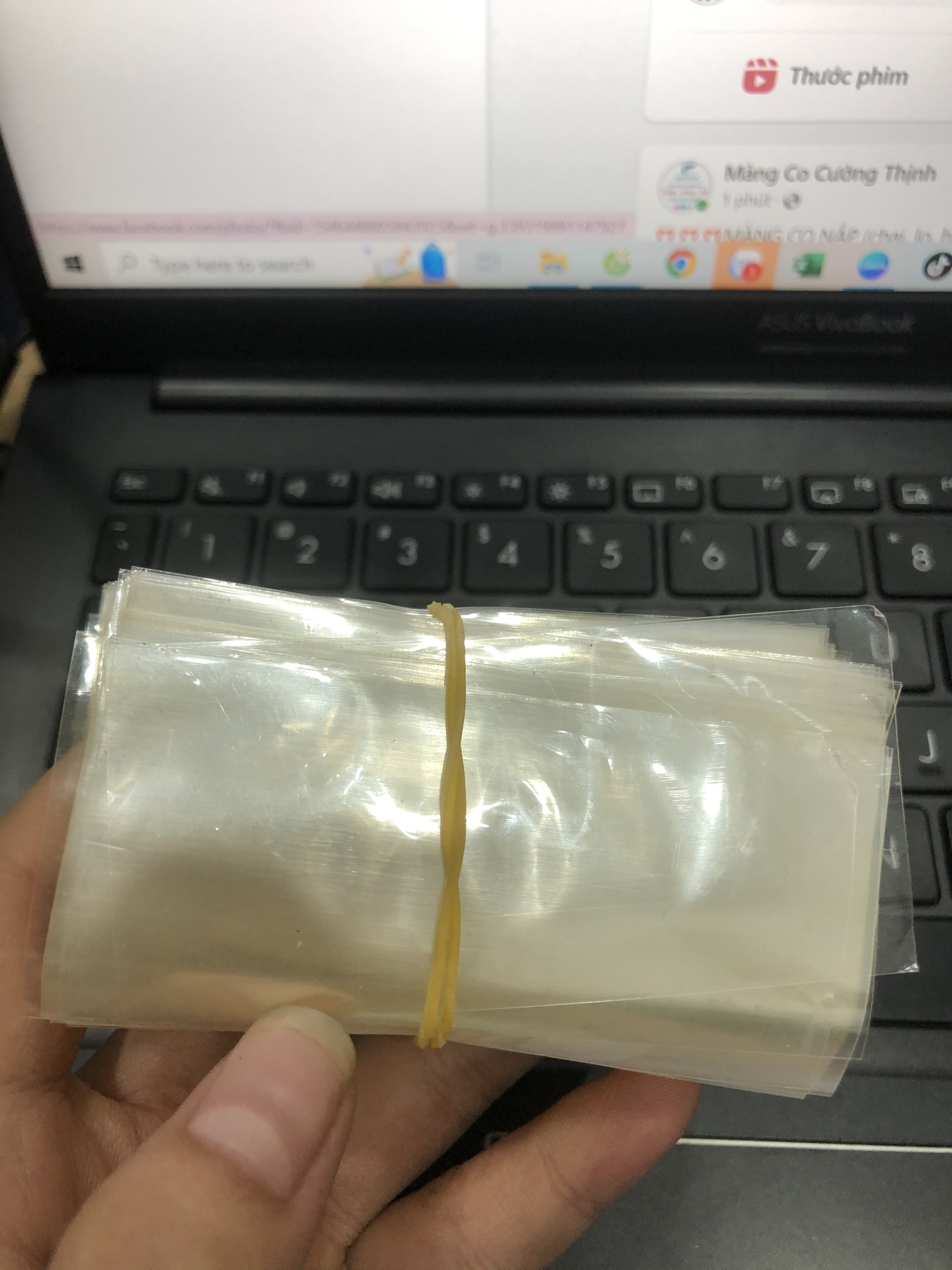 Màng co nhiệt PVC + Máy khò nhiệt cầm tay mini Talon