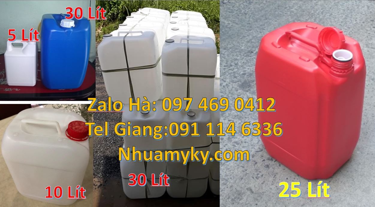 can nhựa lớn 20l, can nhựa lớn 30l đựng hóa chất,can nhựa 25l giá rẻ