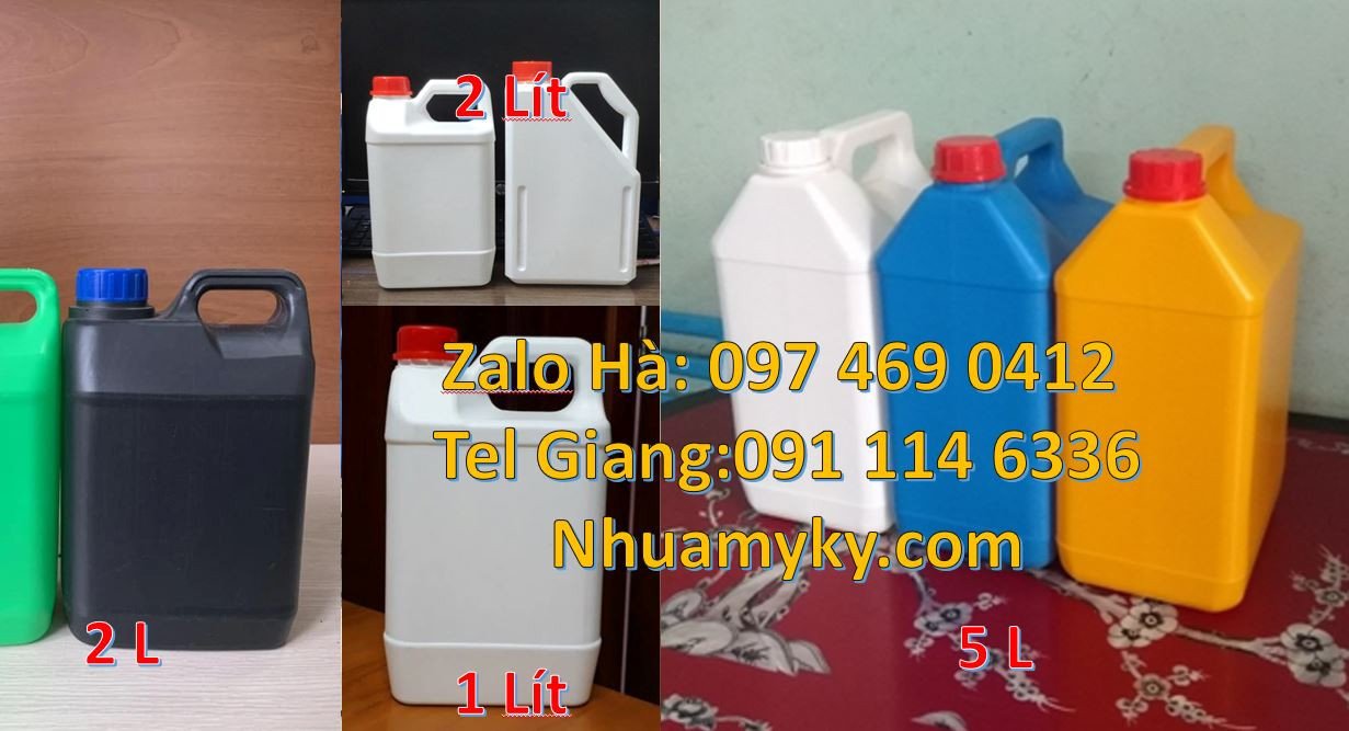 can nhựa nhỏ 2l đựng hóa chất,can nhựa 5l đựng thực phẩm,can nhựa hdpe