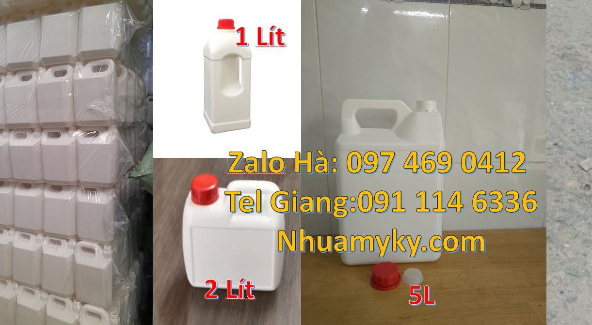 can nhựa nhỏ 2l đựng hóa chất,can nhựa 5l đựng thực phẩm,can nhựa hdpe