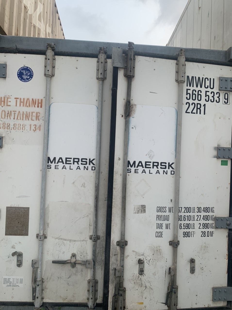 giá sập sàn container lạnh  20,-18/-35 liên hệ 0888 888 946