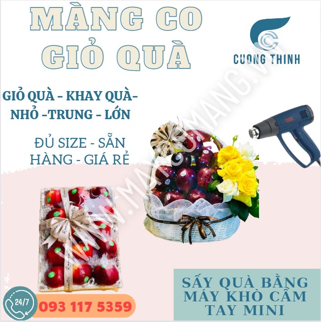 Màng co Giỏ quà - Khay quà giá rẻ sẵn kho giao ngay