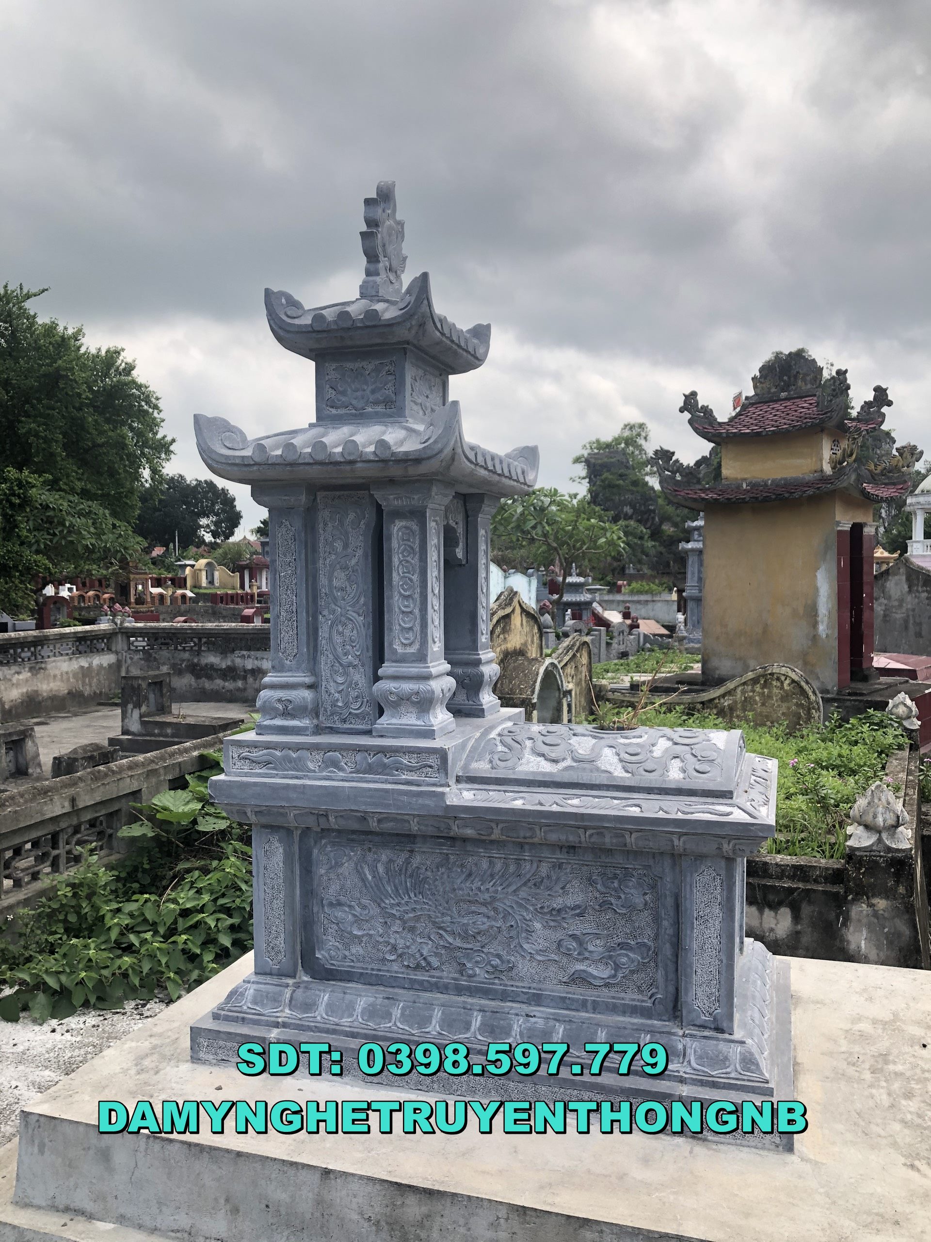 quảng nam xây mộ 1 nái,2 mái đẹp nhất 2023