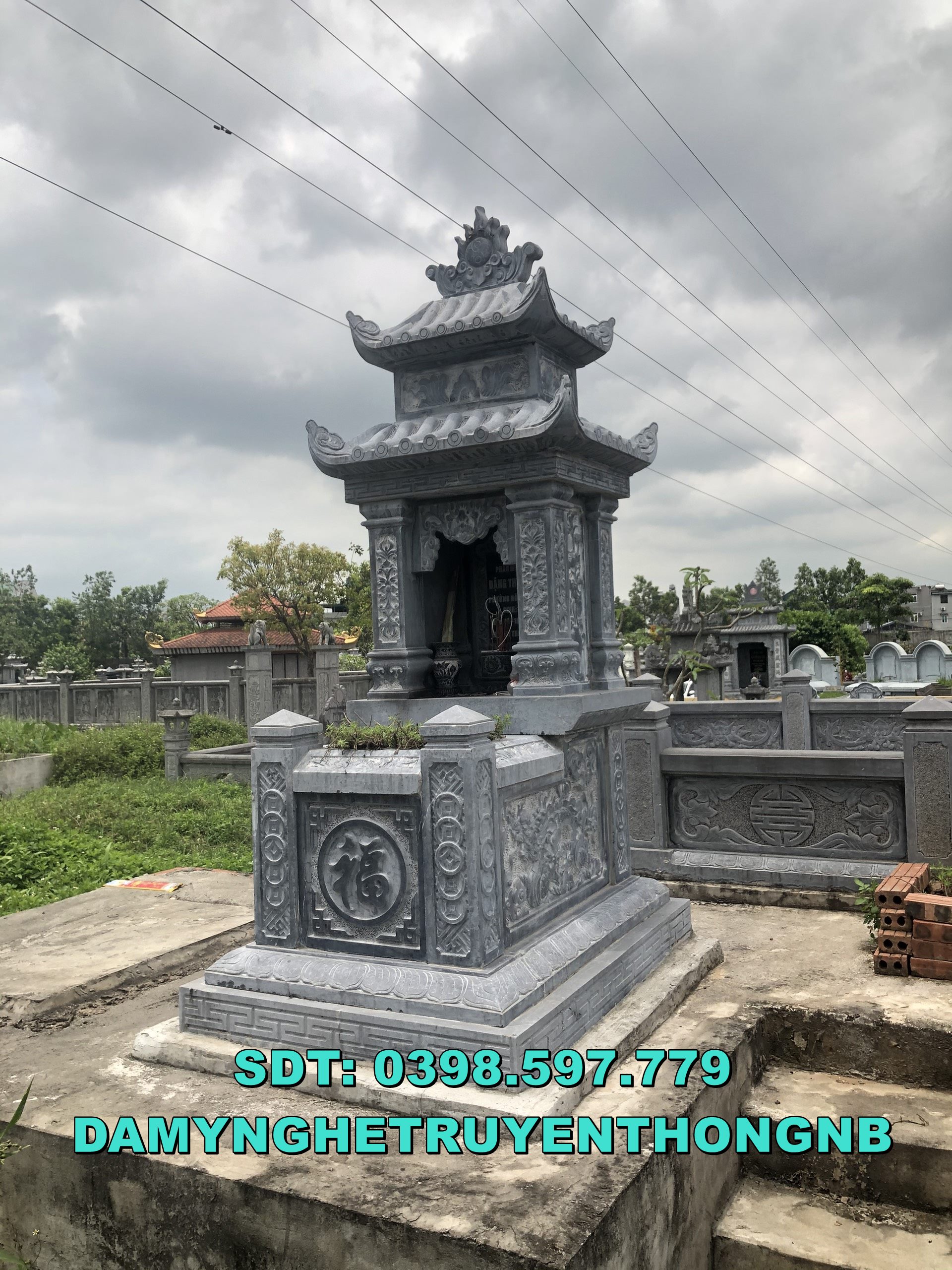 quảng nam xây mộ 1 nái,2 mái đẹp nhất 2023