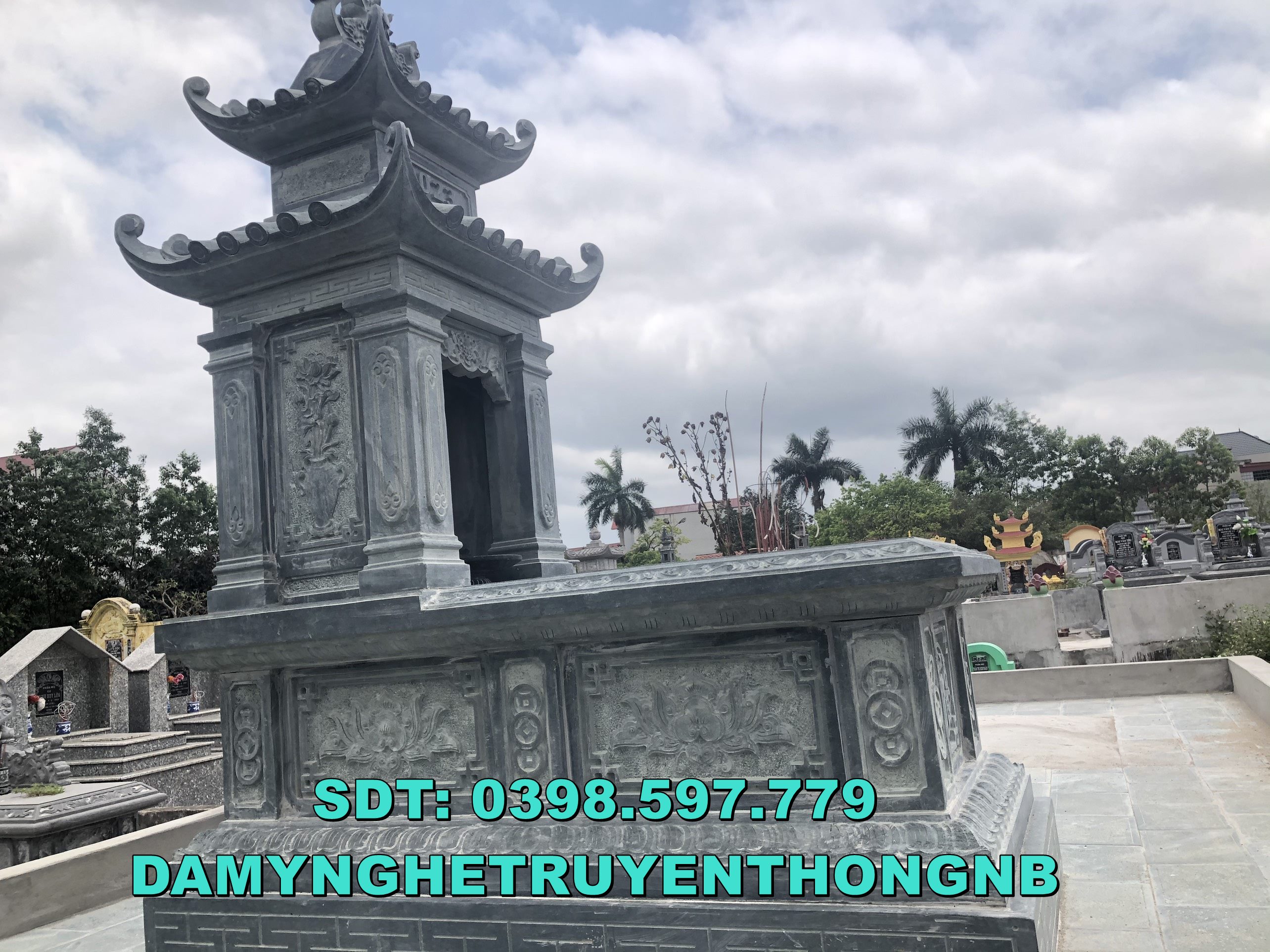 quảng nam xây mộ 1 nái,2 mái đẹp nhất 2023