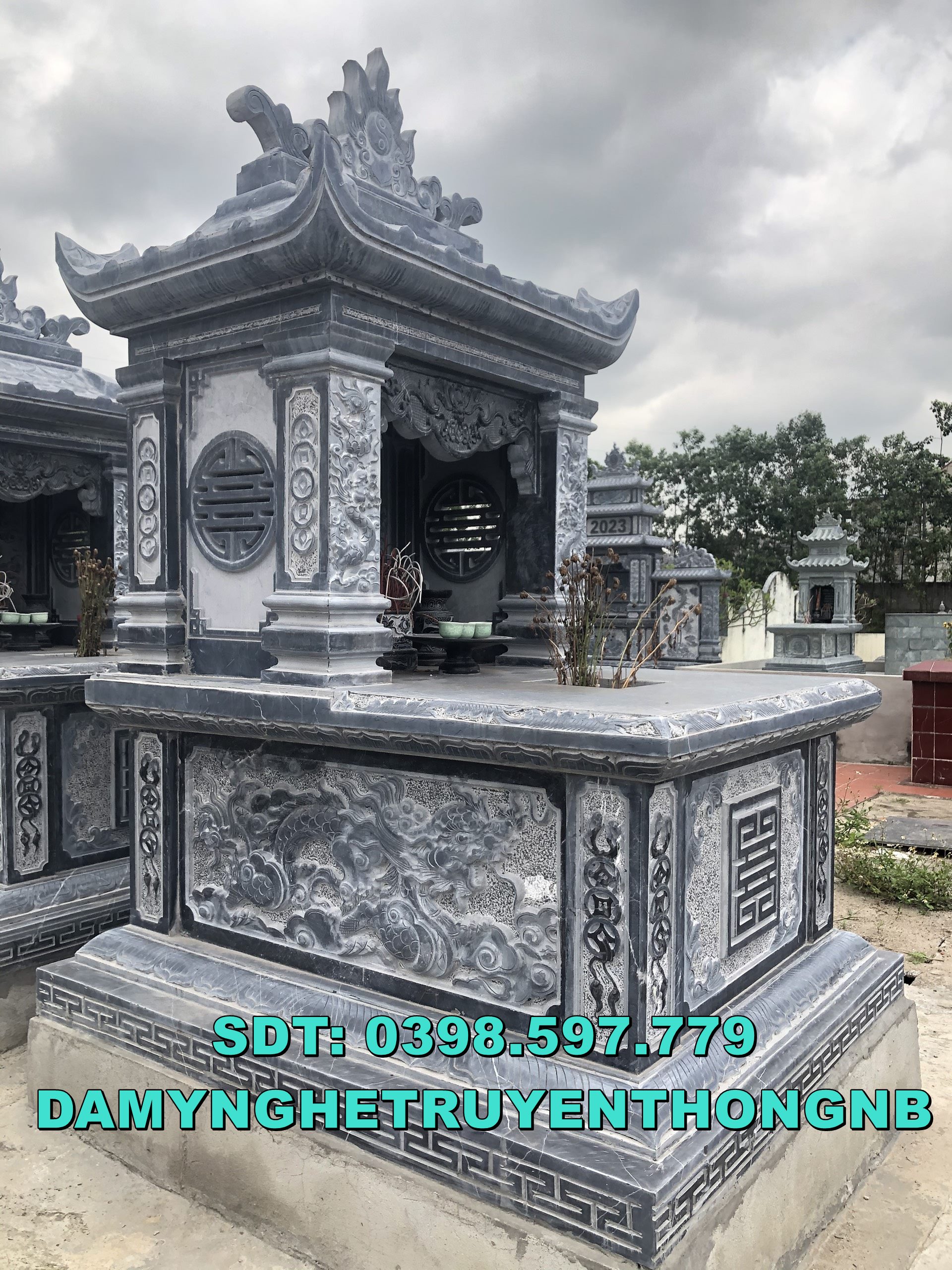 quảng nam xây mộ 1 nái,2 mái đẹp nhất 2023