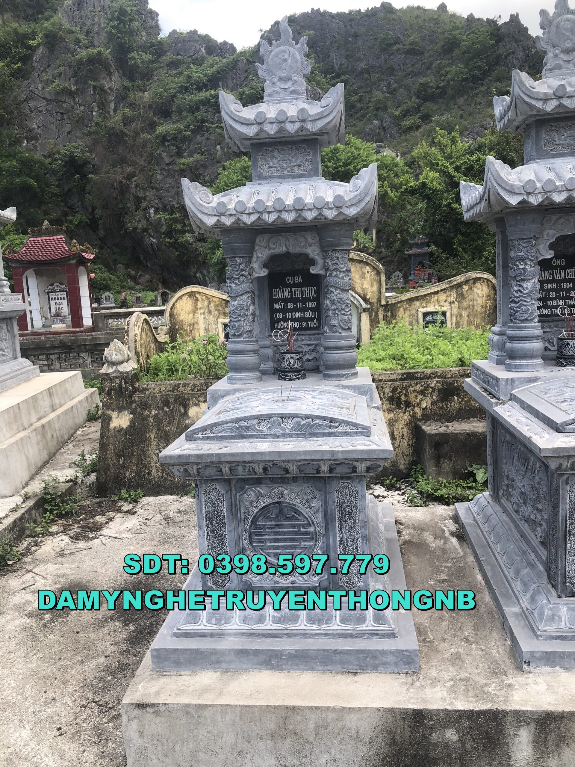 quảng nam xây mộ 1 nái,2 mái đẹp nhất 2023