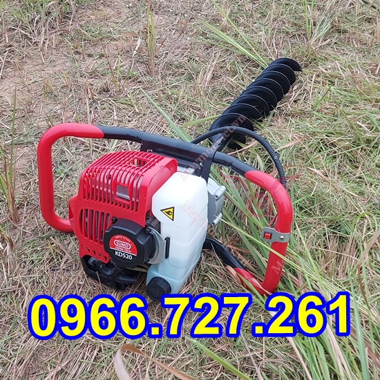 Cấu tạo của máy khoan đất trồng cây chạy xăng và chạy điện