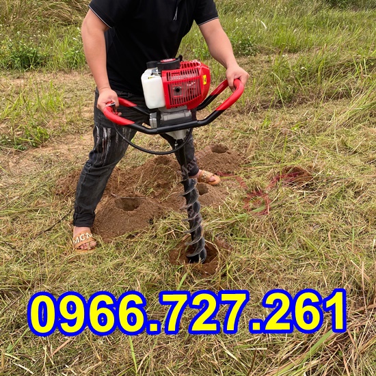 Cấu tạo của máy khoan đất trồng cây chạy xăng và chạy điện