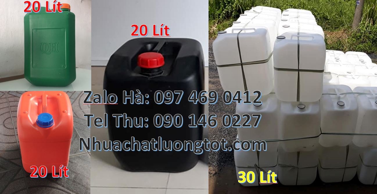 can nhựa lớn màu xanh,can nhựa hdpe màu trắng,can nhựa 20l giá rẻ hcm