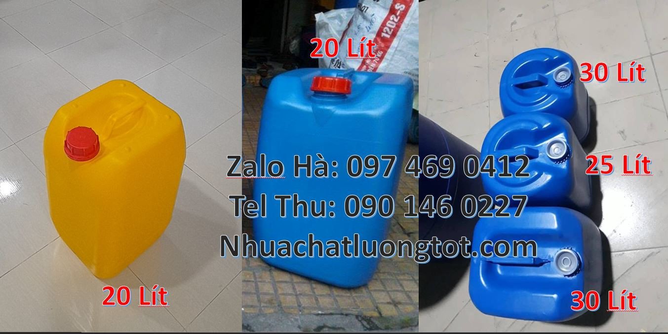 can nhựa lớn màu xanh,can nhựa hdpe màu trắng,can nhựa 20l giá rẻ hcm
