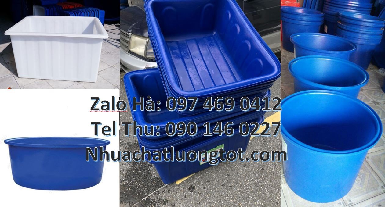 thùng nhựa tròn 1000l,thùng nhựa hình chữ nhật 1200l,thùng chứa nước