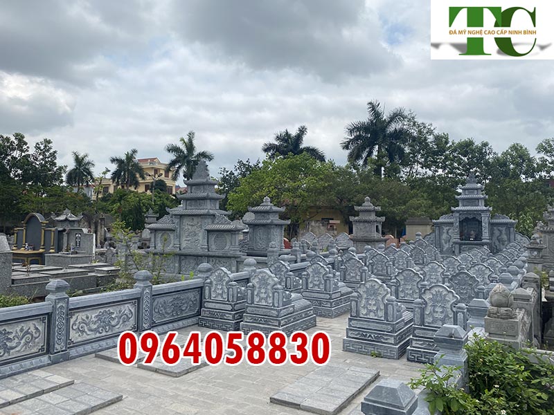Nghĩa trang xây khuôn viên lăng mộ đá đẹp Bình Phước