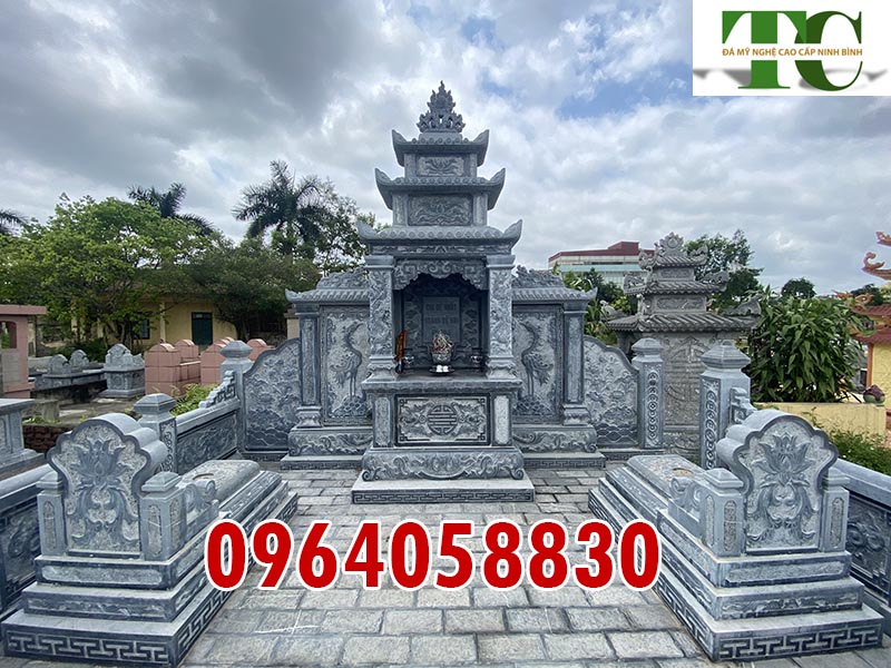 Nghĩa trang xây khuôn viên lăng mộ đá đẹp Bình Phước