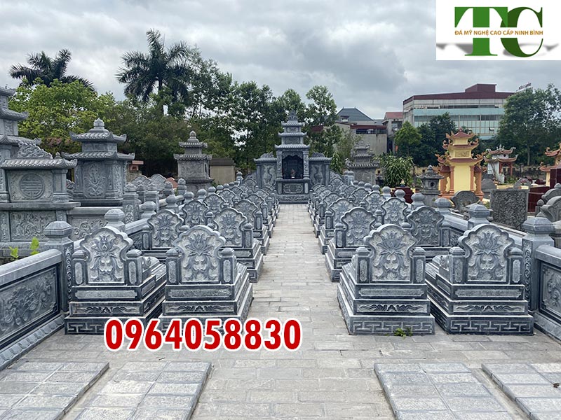 Nghĩa trang xây khuôn viên lăng mộ đá đẹp Bình Phước