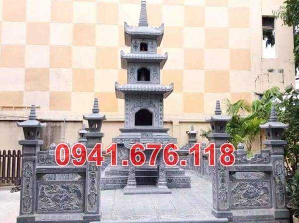 1123 Mẫu tháp tro cốt đá đẹp bán đồng tháp