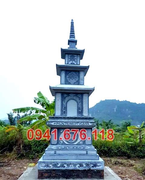 9874 Mẫu tháp tro cốt đá đẹp bán an giang song thân ba má