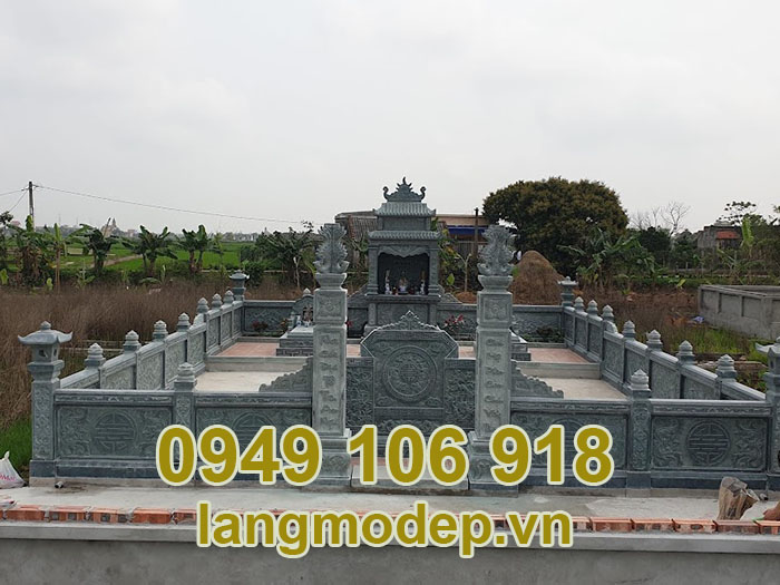Cổng đá khu lăng mộ đá thiết kế theo phong thuỷ