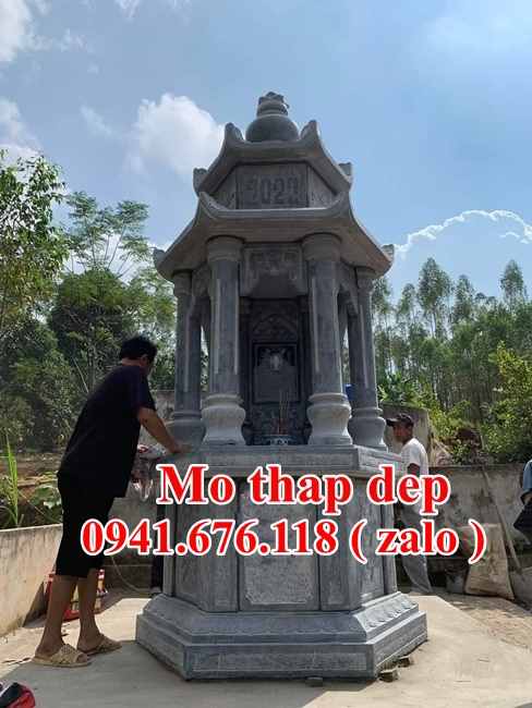 2145 Mẫu tháp tro cốt đá đẹp bán tây ninh bảo tháp sư