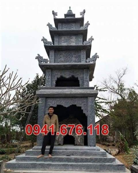 12456 Mẫu tháp tro cốt đá đẹp bán gia lai